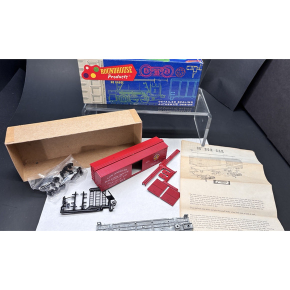 Roundhouse HO 36 Train Box Car Los Angeles Pacific BALLOON Route Original Box - Picture 2 of 16